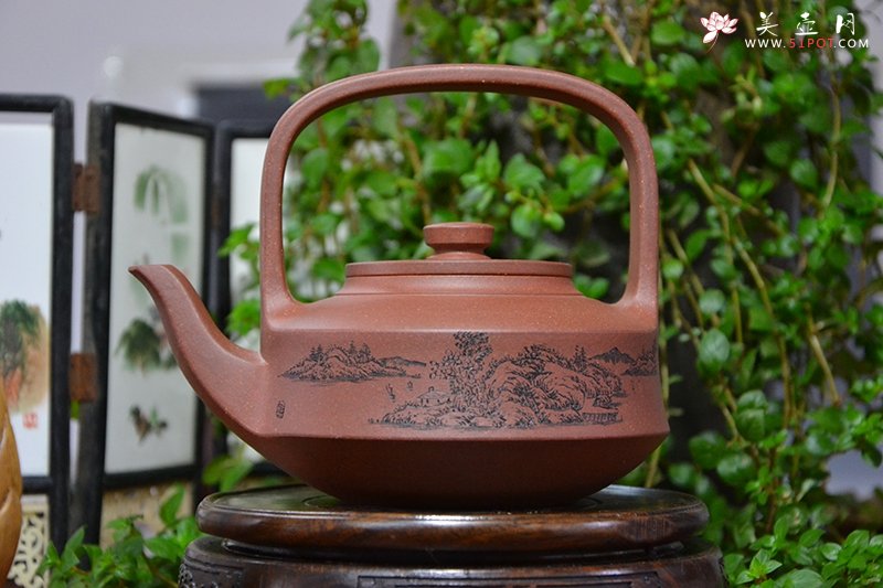 紫砂壶图片：提壁壶 - 美壶网