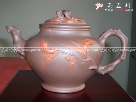 紫砂壶图片：桃报 - 美壶网