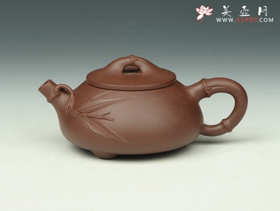 紫砂壶图片：幽竹 - 美壶网