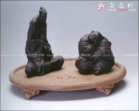 紫砂壶图片：流水高山(雕塑) - 美壶网