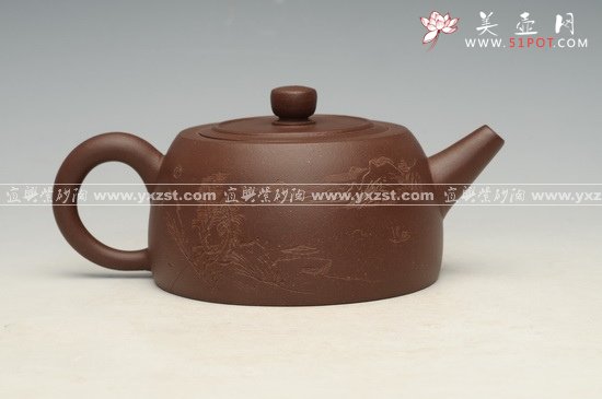 紫砂壶图片：扁井栏 - 美壶网