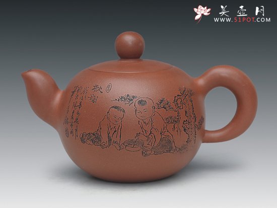 紫砂壶图片：一粒珠 - 美壶网