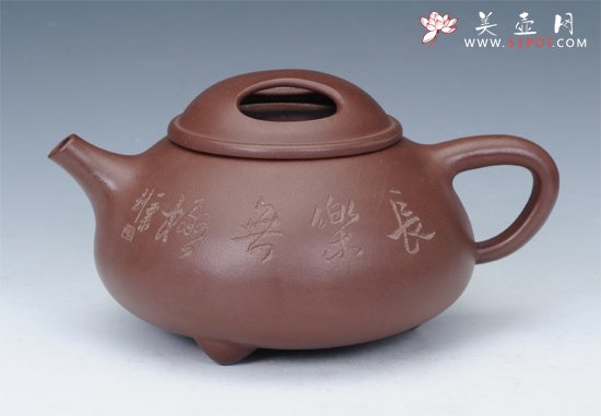 紫砂壶图片：牛盖石瓢 - 美壶网