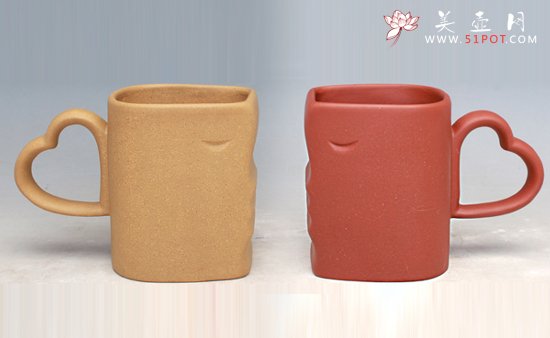 紫砂壶图片：爱心杯 - 美壶网
