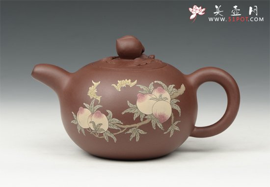 紫砂壶图片：福寿双全 - 美壶网