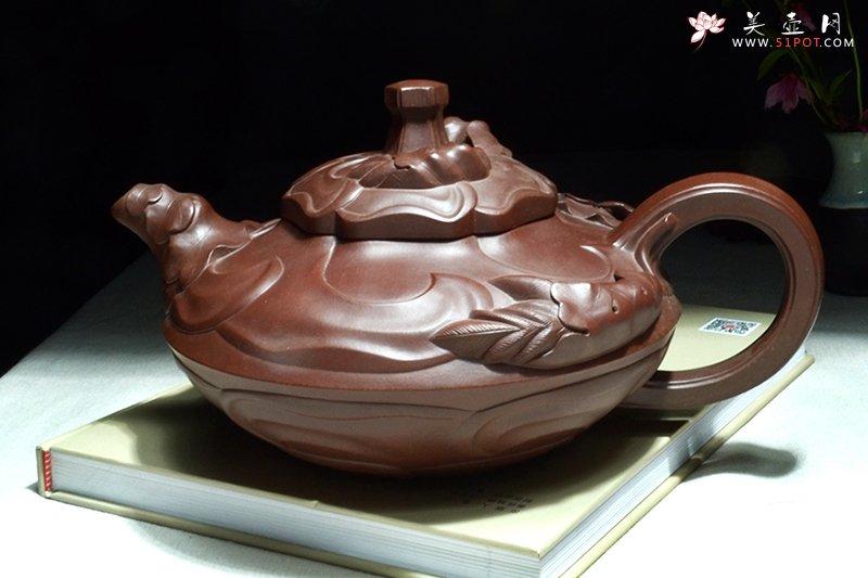 紫砂壶图片：大风卷葵 - 美壶网