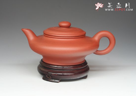 紫砂壶图片：虚扁 - 美壶网