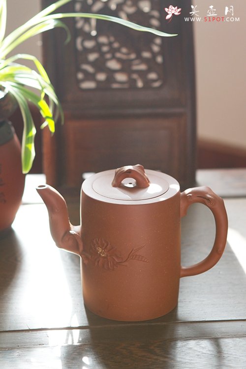 紫砂壶图片：花开富贵 - 美壶网