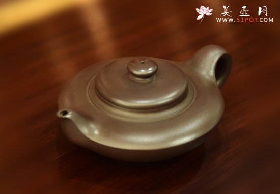 紫砂壶图片：虚扁 - 美壶网