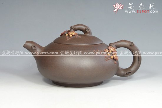 紫砂壶图片：暗香 - 美壶网