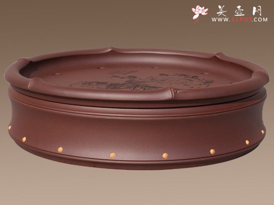 紫砂壶图片：《虚竹》茶海 - 美壶网