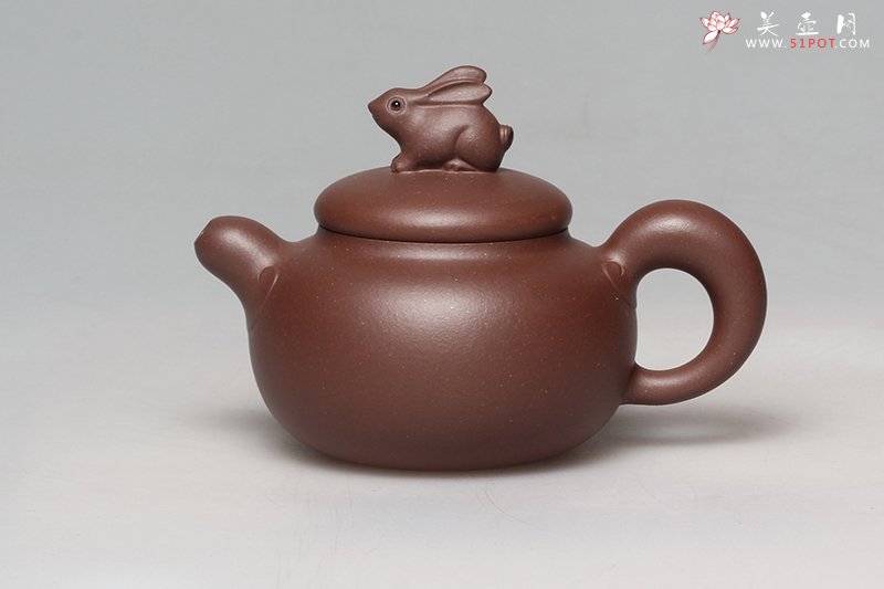 紫砂壶图片：如意兔 - 美壶网