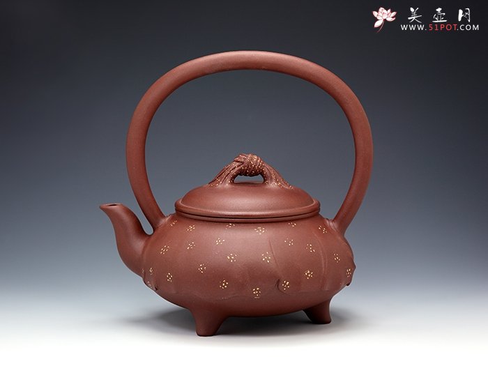 紫砂壶图片：风韵提梁壶 - 美壶网