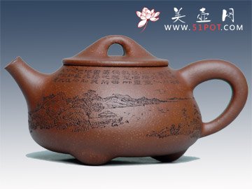 紫砂壶图片：特大石瓢 - 美壶网