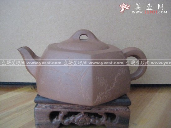 紫砂壶图片：六方井栏 - 美壶网