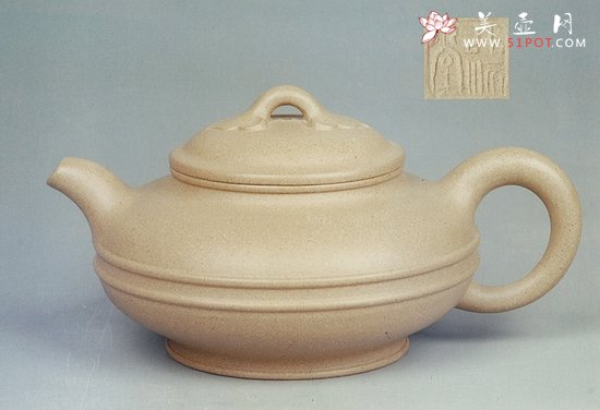 紫砂壶图片：双线如意 - 美壶网