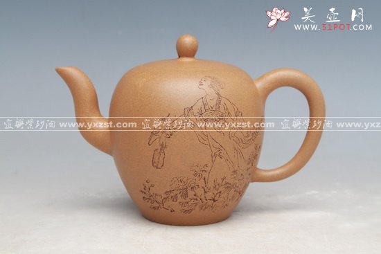 紫砂壶图片：美人肩 - 美壶网