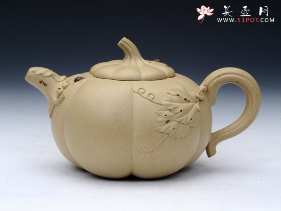 紫砂壶图片：瓢虫瓜趣 - 美壶网