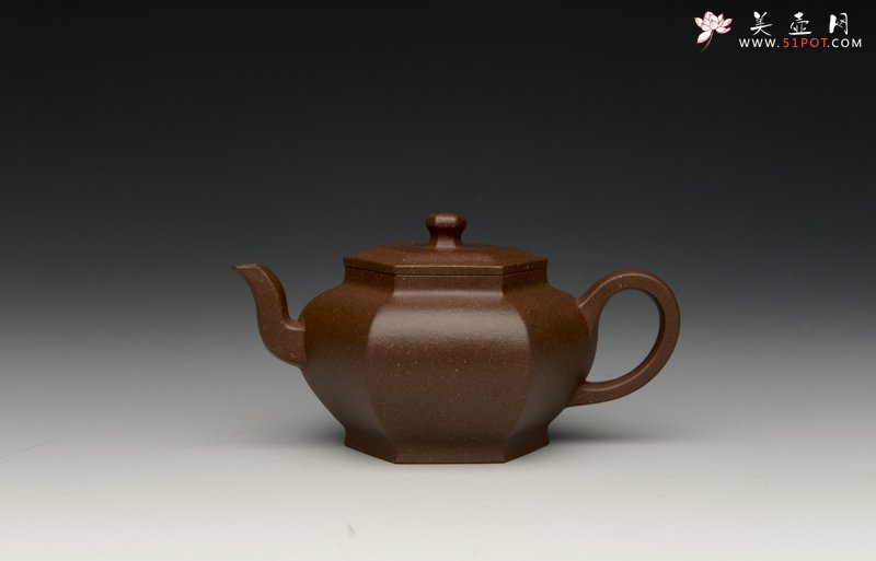 紫砂壶图片：小六方宫灯 - 美壶网