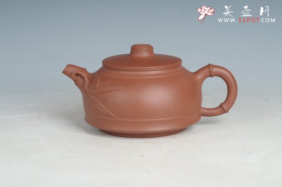 紫砂壶图片：圆竹 (1) - 美壶网