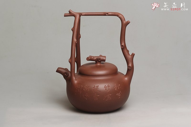 紫砂壶图片：东坡提梁 - 美壶网