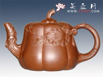 紫砂壶图片：南瓜 - 美壶网