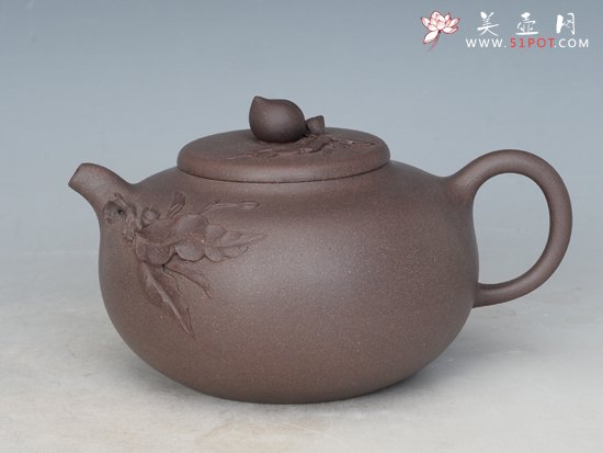 紫砂壶图片：寿桃 - 美壶网