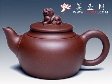 紫砂壶图片：伏狮 - 美壶网