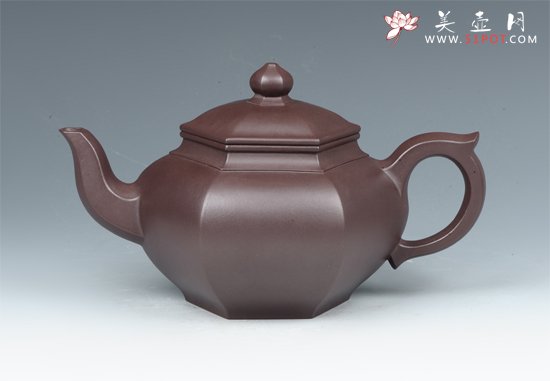 紫砂壶图片：六方笑樱 - 美壶网