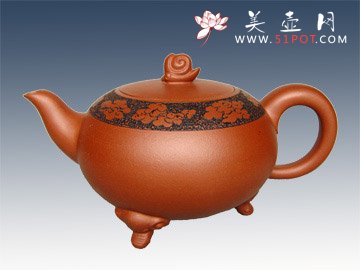 紫砂壶图片：祥云壶 - 美壶网