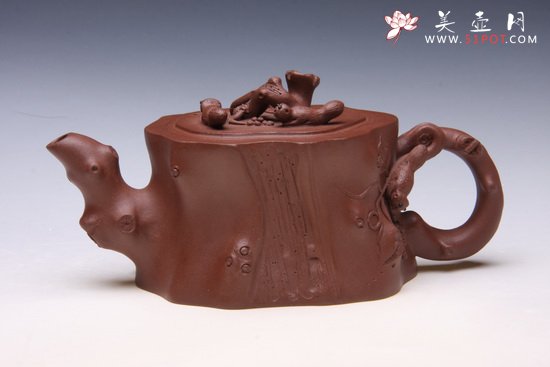 紫砂壶图片：松鼠梅庄壶 - 美壶网