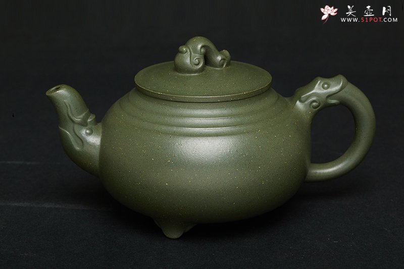 紫砂壶图片：小双龙如意 - 美壶网
