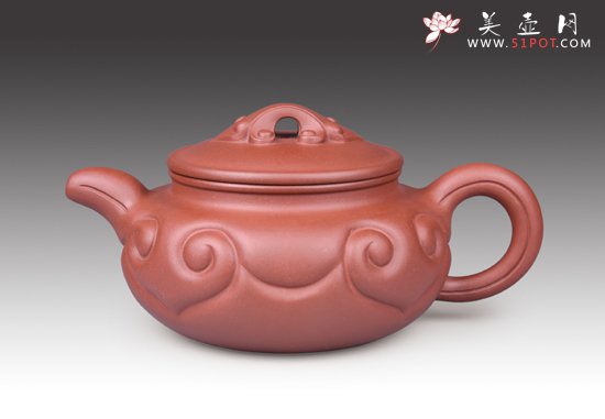 紫砂壶图片：仿古如意 - 美壶网