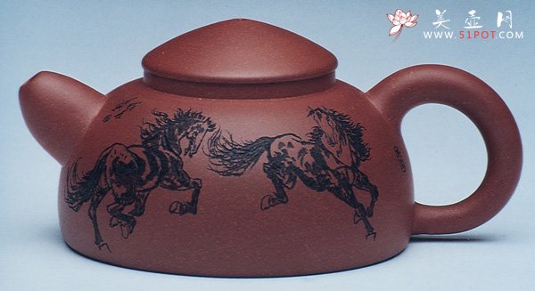 紫砂壶图片：寒江独钓 - 美壶网