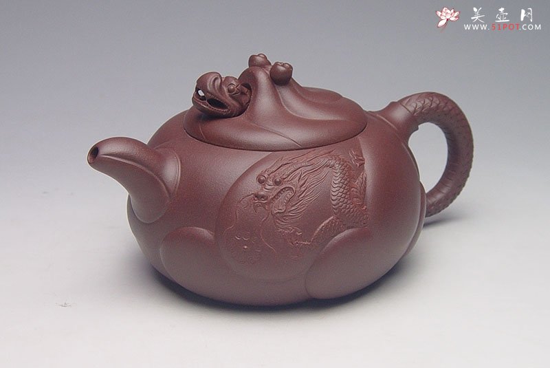 紫砂壶图片：鱼化龙 - 美壶网
