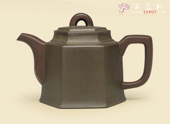 紫砂壶图片：木然钟情 - 美壶网