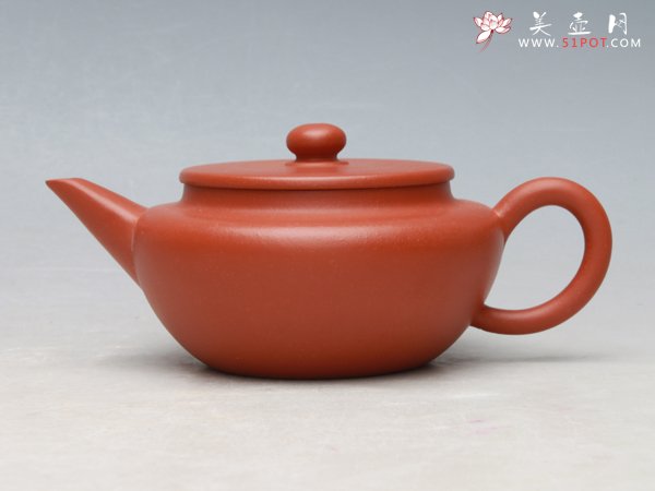 紫砂壶图片：朱泥小品 180CC - 美壶网
