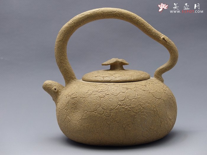 紫砂壶图片：供春提梁 - 美壶网