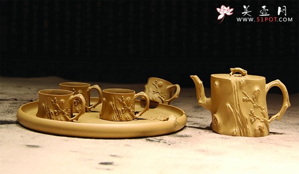 紫砂壶图片：寒梅傲骨 - 美壶网