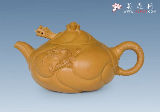 紫砂壶图片：鱼化龙1 - 美壶网