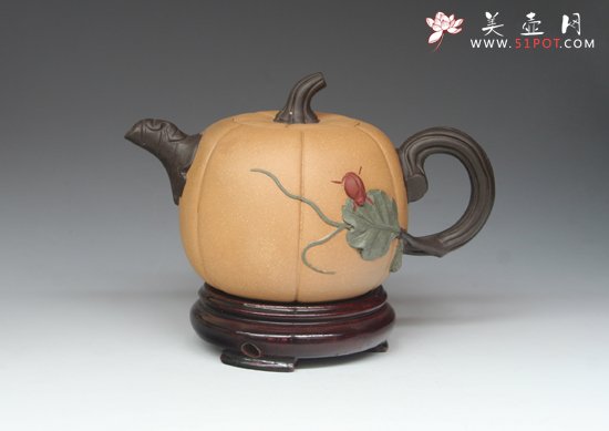 紫砂壶图片：南瓜 - 美壶网