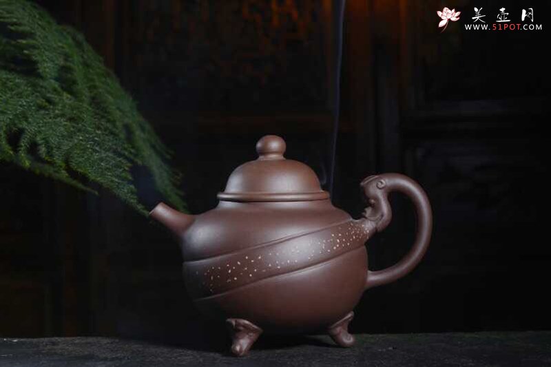 紫砂壶图片：天龙顶珠 - 美壶网