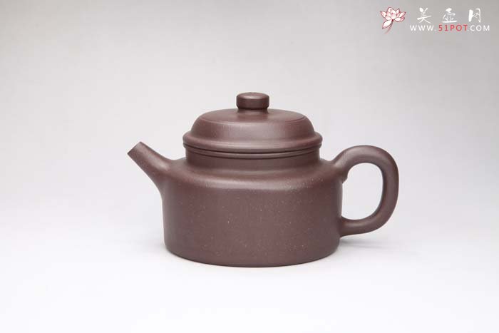 紫砂壶图片：德钟 紫泥 - 美壶网