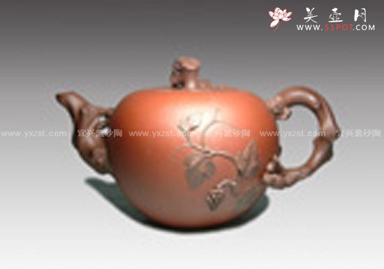 紫砂壶图片：松鼠葡萄 - 美壶网