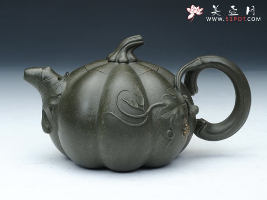 紫砂壶图片：南瓜壶 - 美壶网