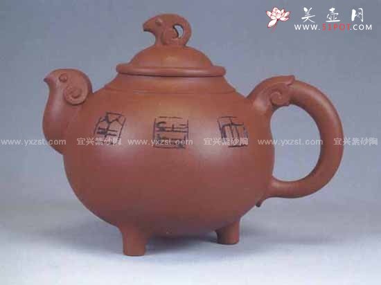 紫砂壶图片：三羊开泰壶 - 美壶网