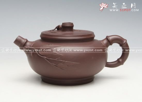 紫砂壶图片：竹报平安 - 美壶网