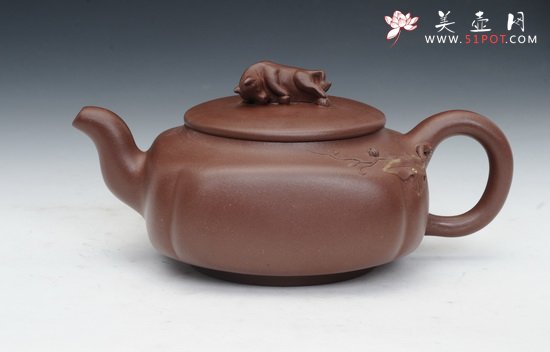 紫砂壶图片：牛气冲天 - 美壶网