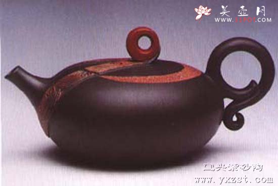 紫砂壶图片：晓阳追月壶 - 美壶网