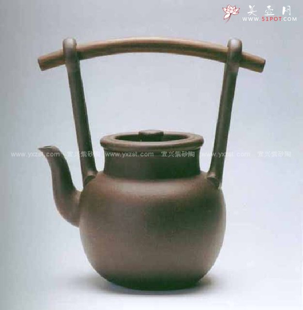 紫砂壶图片：红木龙蛋壶 - 美壶网